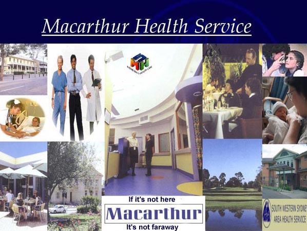 Welcome to Macarthur Health Service