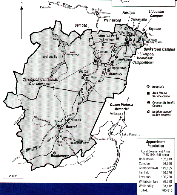 SWSAHS Map